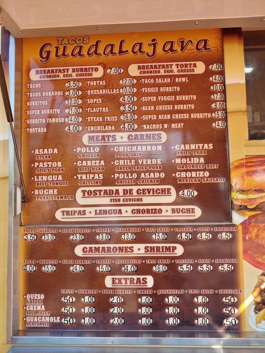 Tacos Guadalajara Menu - Image 5