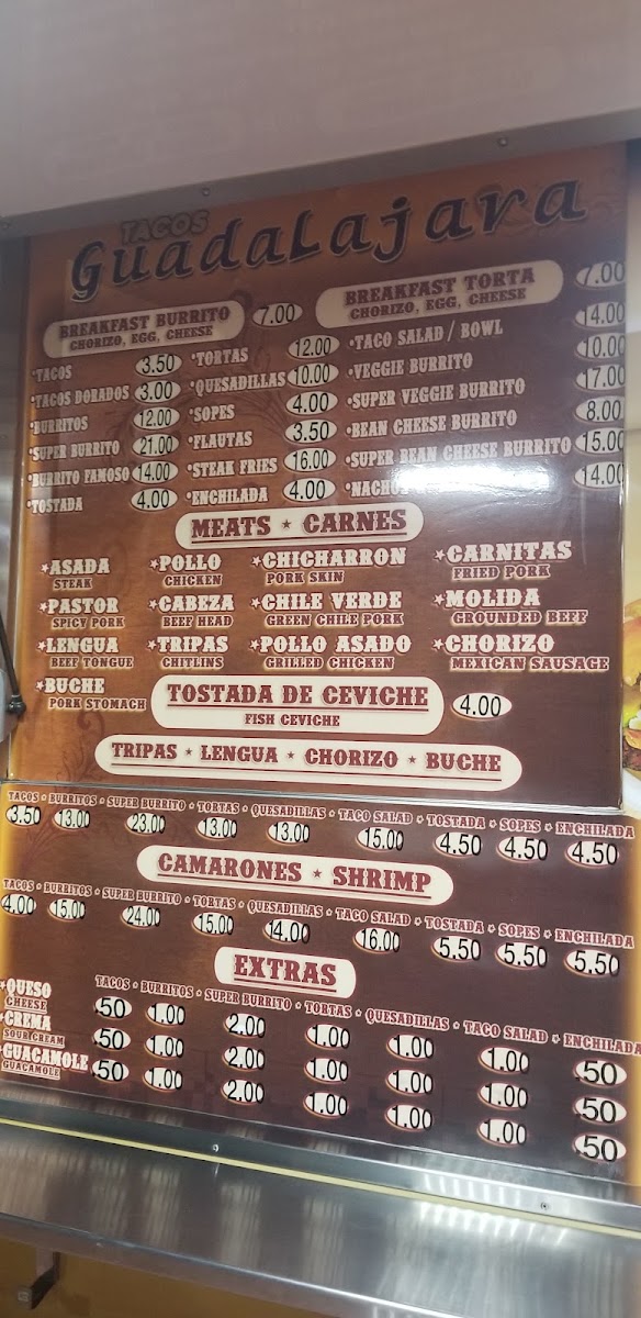 Tacos Guadalajara Menu - Image 6